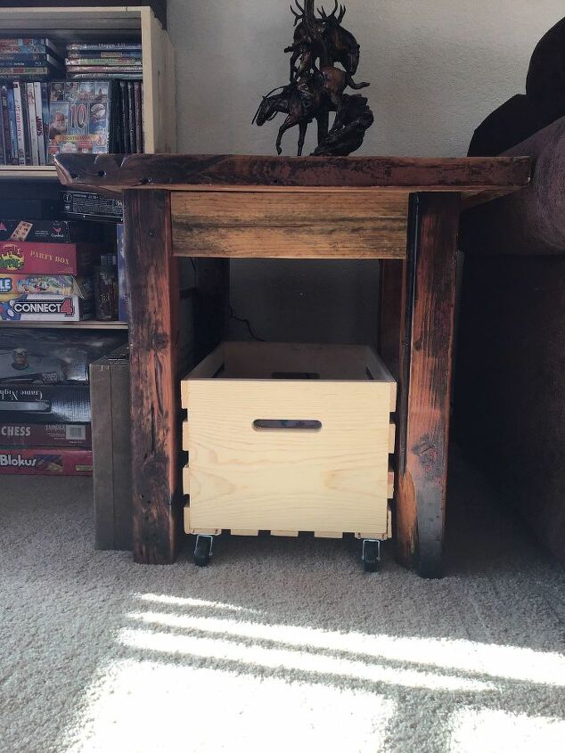 Are you wanting a rolling crate storage? We have limited storage in our place and I needed to find a way to store our blankets. I found just how to do it using wooden crates!