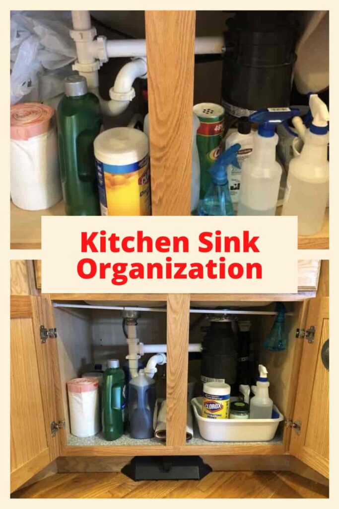 What should I put under my kitchen sink? The area under my kitchen sink had become a collection of "stuff" and a big fat mess. I'm sharing my under the kitchen sink organization.