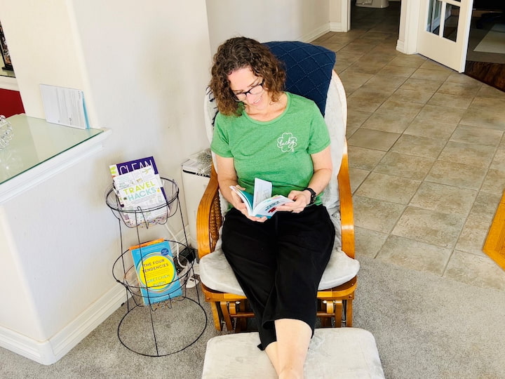 Place Books in it next to your favorite chair to create a special reading nook.   