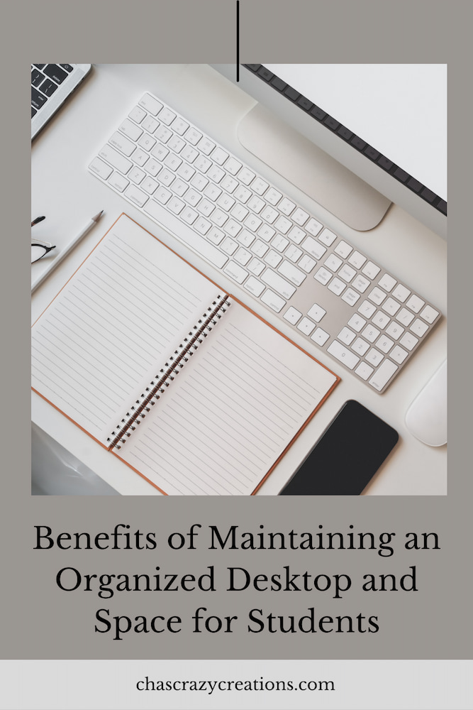 Today, in a fast-paced world with many distractions, an organized desktop and study space is paramount. Every student needs it to stay focused and not be distracted.