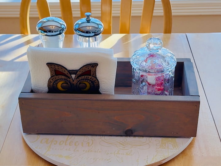 peppermints in a jar