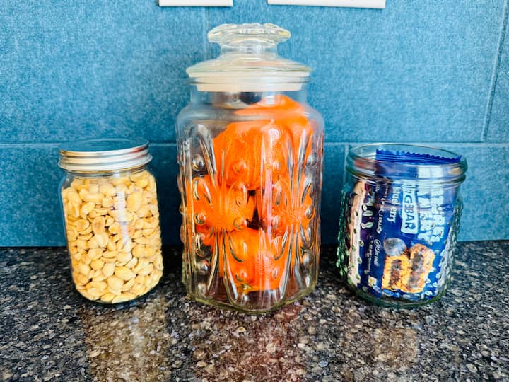 snacks in a jar