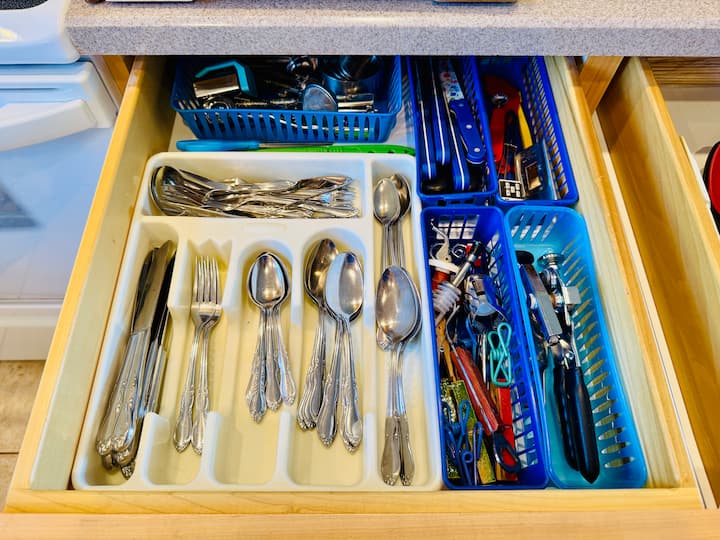 Organized Silverware drawer